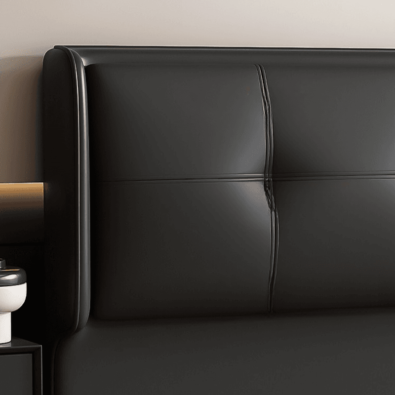 Simplistic Style Wingback Headboard with No Distressing, Piled Tufted Rectangular Design for King/Queen/Full Bed, Featuring Sponge Upholstery Fill and Standard Height thumbnail 12