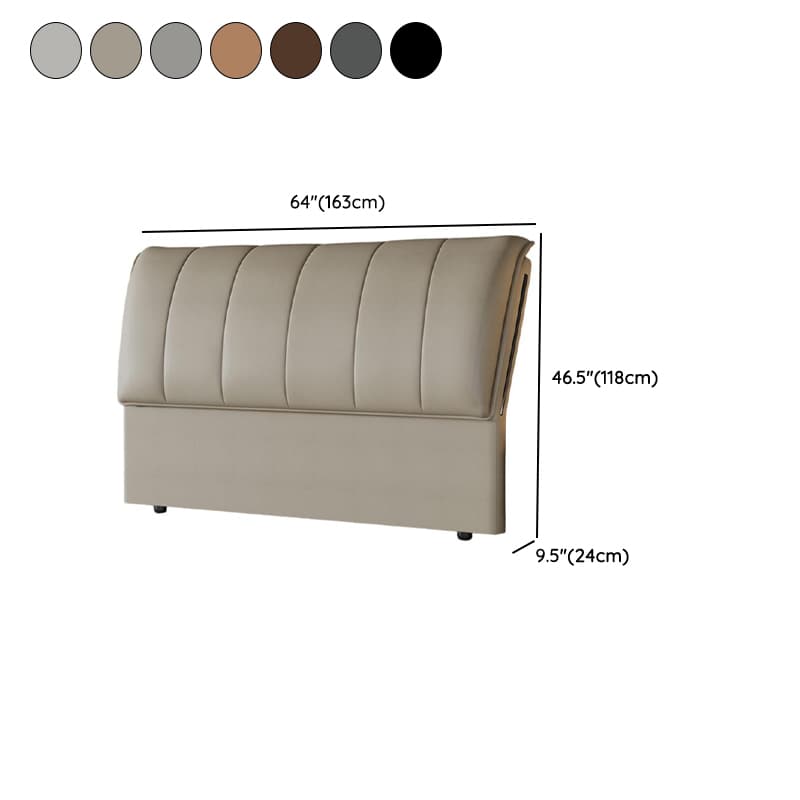 Trendy Panel Headboard in Natural Wood with No Distressing, Rectangle Shape for Queen/Full Bed, Featuring Sponge Upholstery and Standard Height thumbnail 12