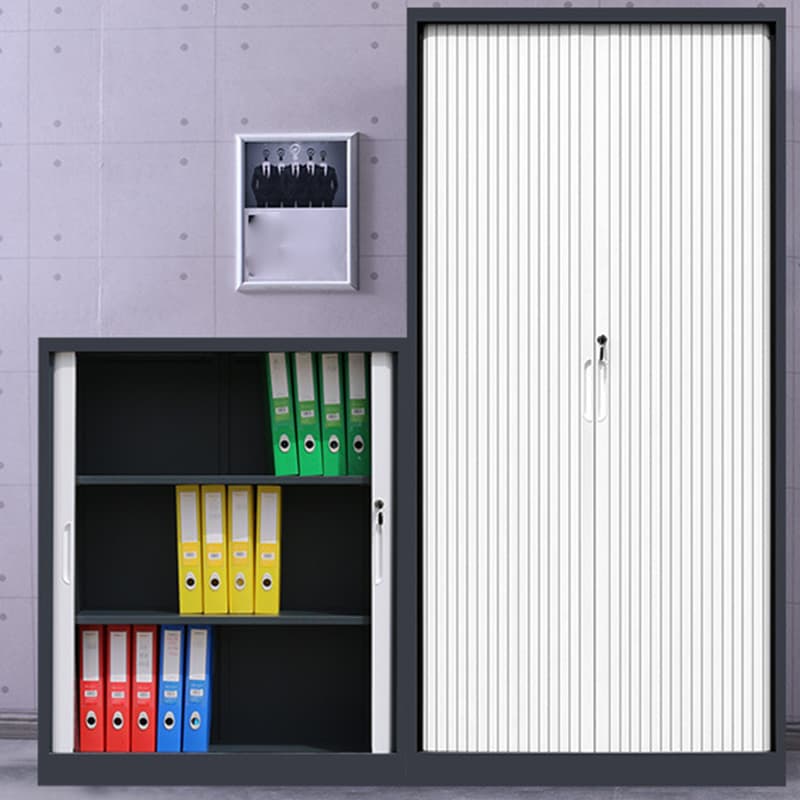 Steel Detached Rainproof Lockable Accent Cabinet with Sliding Door thumbnail 7
