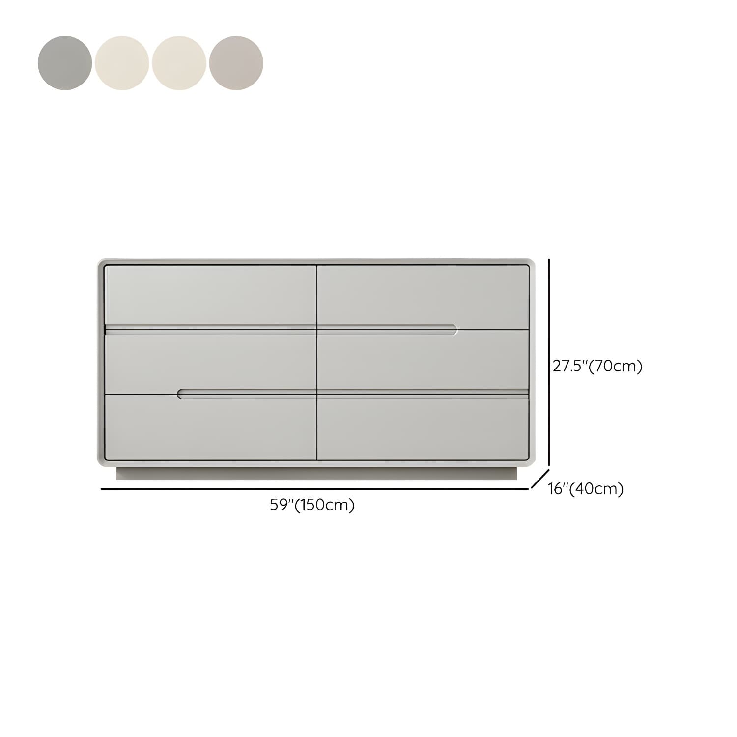 Light Oak Modern Dresser with Solid Wood Construction and Soft-Close Drawers thumbnail 21