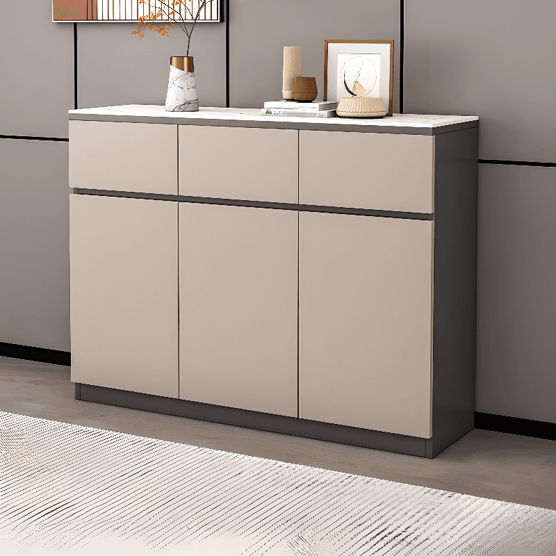Four Internal Shelves/Two Internal Shelves & 4 Doors/5 Doors & 2 Drawers/5 Drawers Standard Sintered Stone Sideboard with Compartment thumbnail 1
