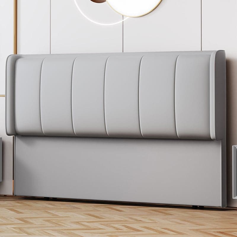 Trendy Panel Headboard in Natural Wood with No Distressing, Rectangle Shape for Twin XL/Full/Queen Bed, Featuring Sponge Upholstery Fill and Standard Height thumbnail 3