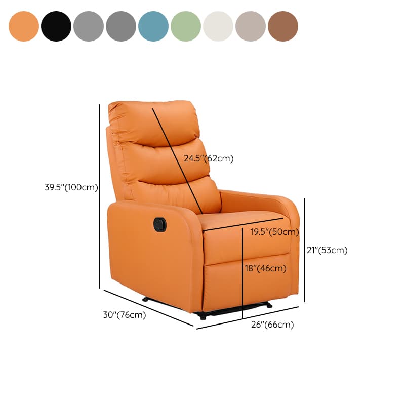 Ergonomic Brown/Blue/Green Stationary Massage Rocking Accent Chair with Back thumbnail 18
