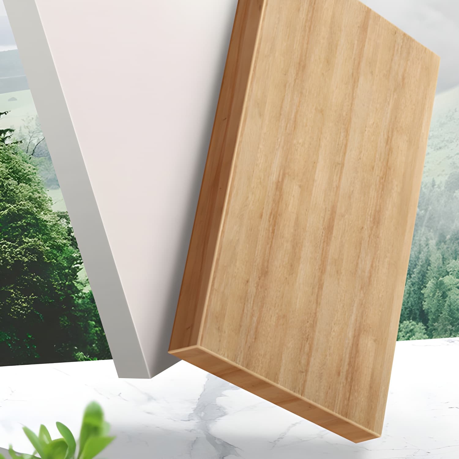 Contemporary Style Wardrobe Wooden Bedroom Closet with Hinged Door thumbnail 4