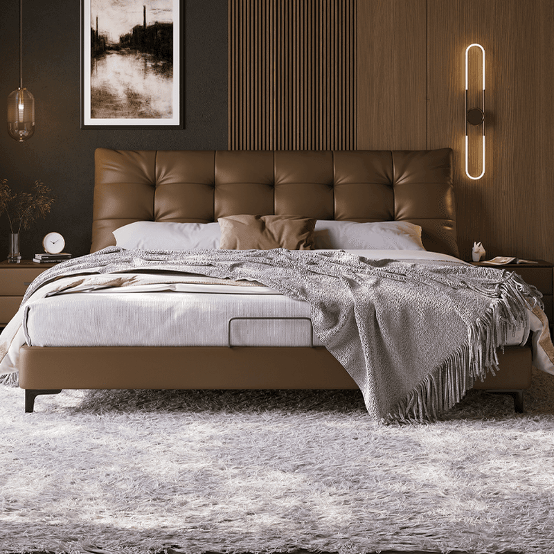 Solid Color Storage Bed with 3 Storage Boxes, Pine Wood Frame, and Button-tufted Design for Living Room thumbnail 2