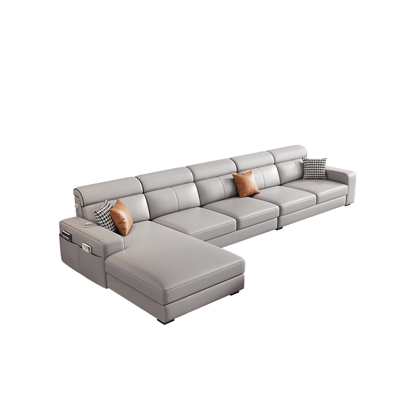 L-Shape/Straight Sofa/Sofa Chaise with USB Port, Left/Horizontal Orientation thumbnail 5