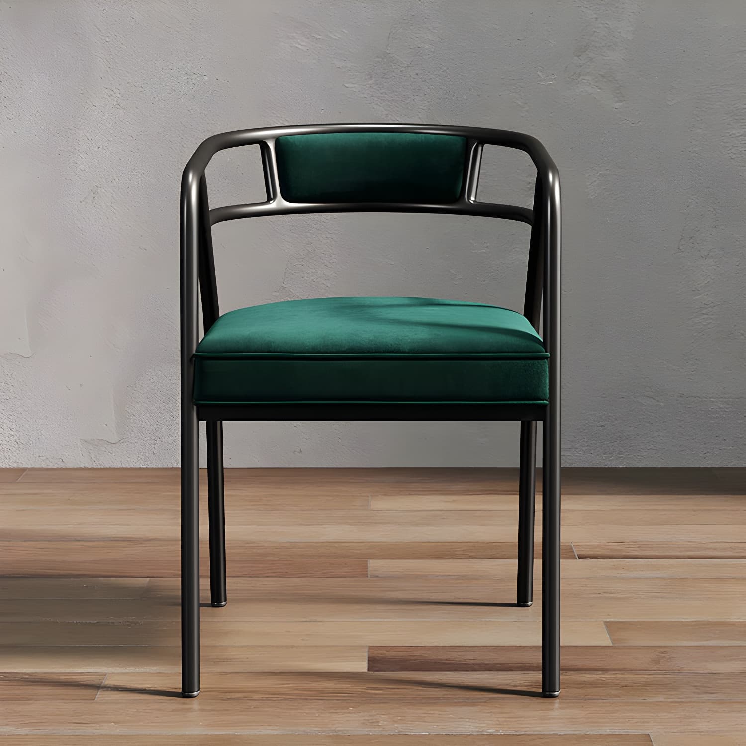 Glam Dining Chair Open Back Upholstered Dining Side Chair with Metal Legs thumbnail 35