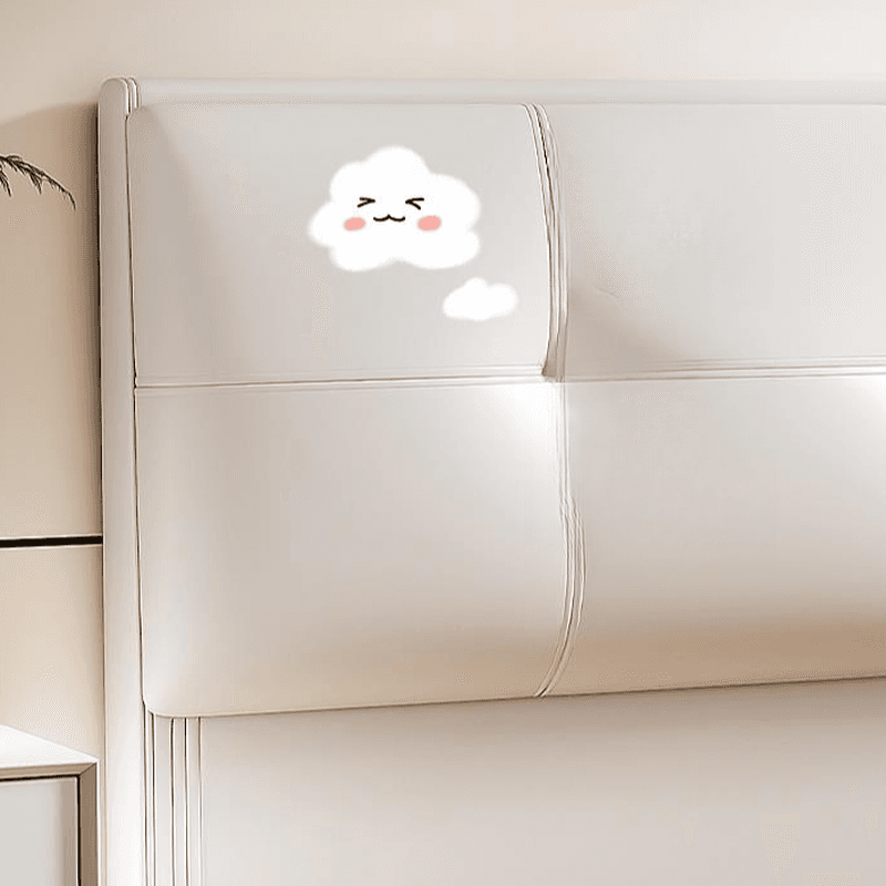 Art Deco Style Panel Headboard with No Distressing, Decorative-stitched Tufting, Rectangle Shape for Queen/Full/Twin XL Bed, Sponge Upholstery Fill, Standard Height thumbnail 7