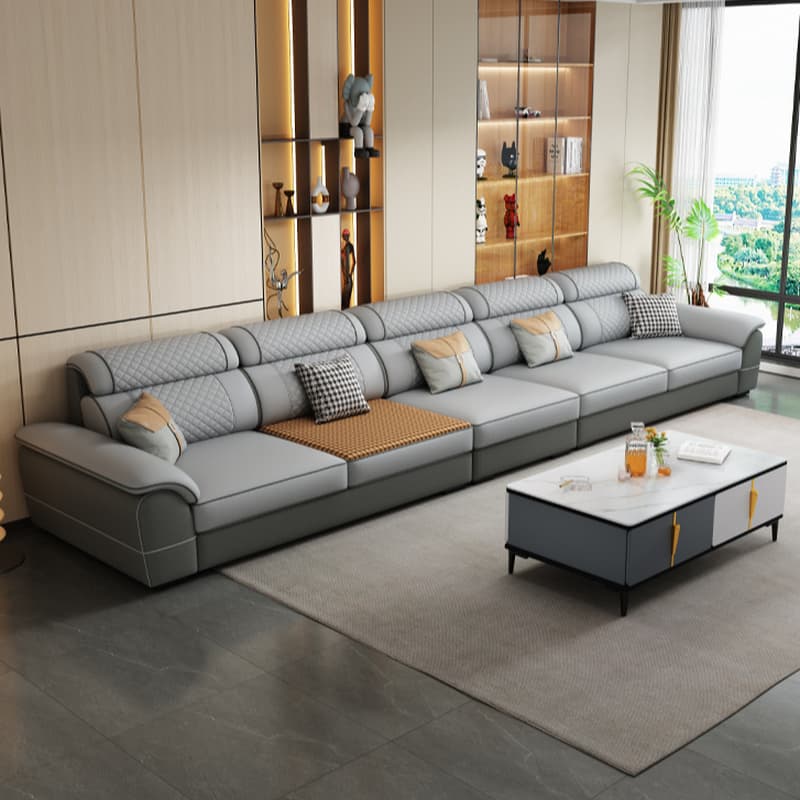 4 Pc L-Shape/Straight Left Hand Facing/Horizontal Sofa Recliner/Sofa Couch for 5 Person thumbnail 14