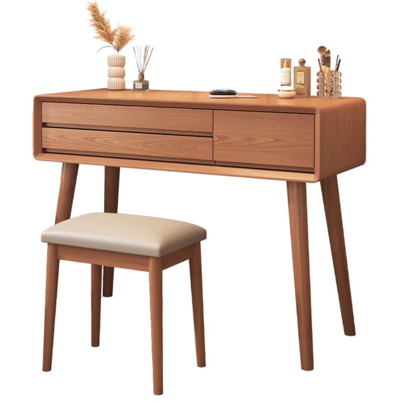 With Desk Antique No floating Push-Pull Makeup Vanity thumbnail 13