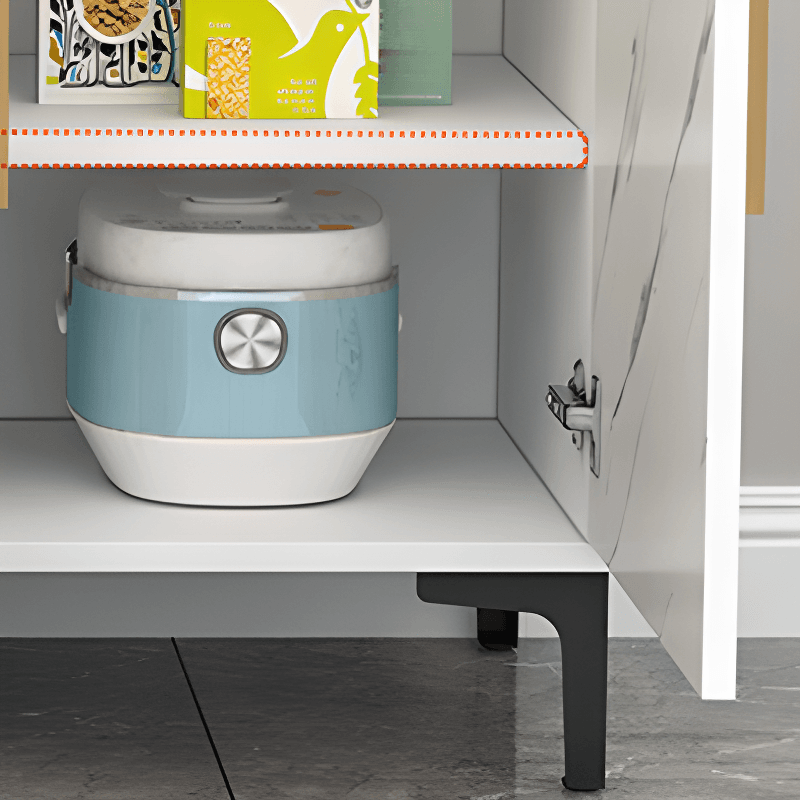 2 Doors/4 Doors/3 Doors Glamorous Narrow/Standard Sintered Stone Flooring Sideboard with Larder & Changeable Shelf thumbnail 8