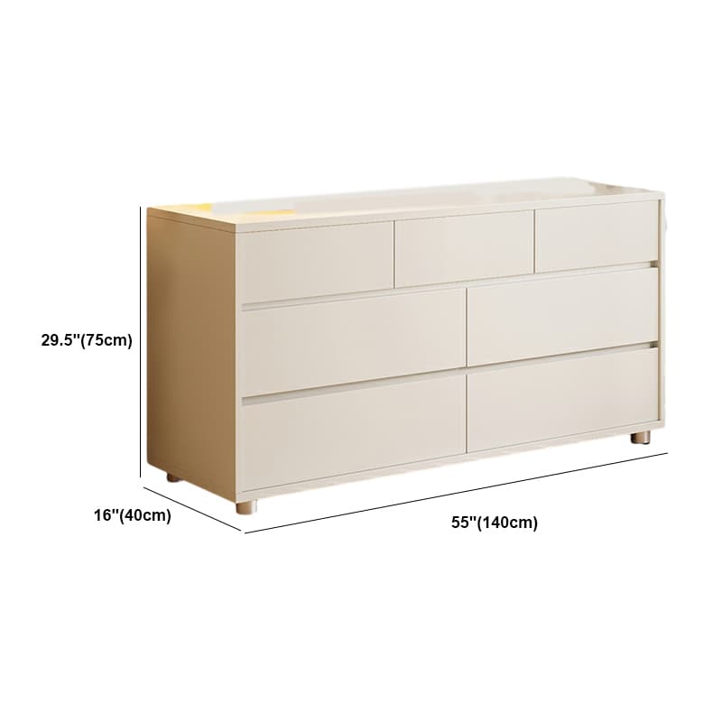 Modern White Wood Dressers with Soft-Close Drawers , Shelves Not Included - image 28