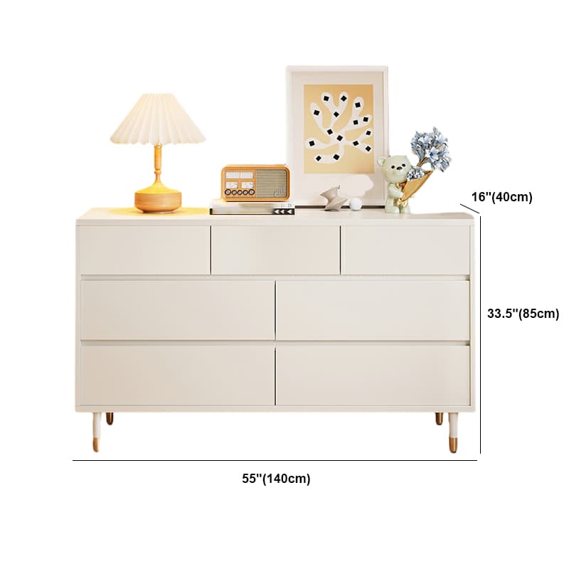 Modern White Wood Dressers with Soft-Close Drawers , Shelves Not Included - image 17