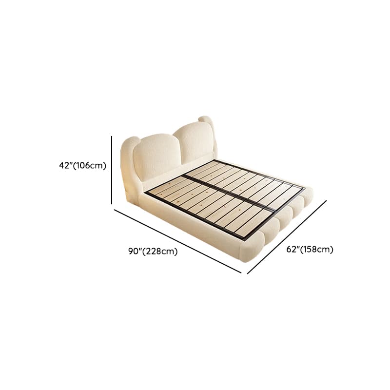 Solid Color Storage Included Panel Bed with 3 Storage Boxes and Panel Headboard, Upholstered in Sponge thumbnail 12