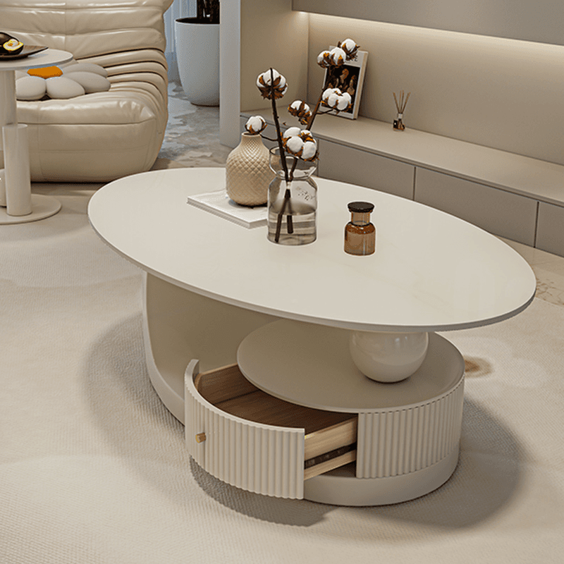 Nested Elliptical Accent Table with Repository Storage for Indoor Use thumbnail 11