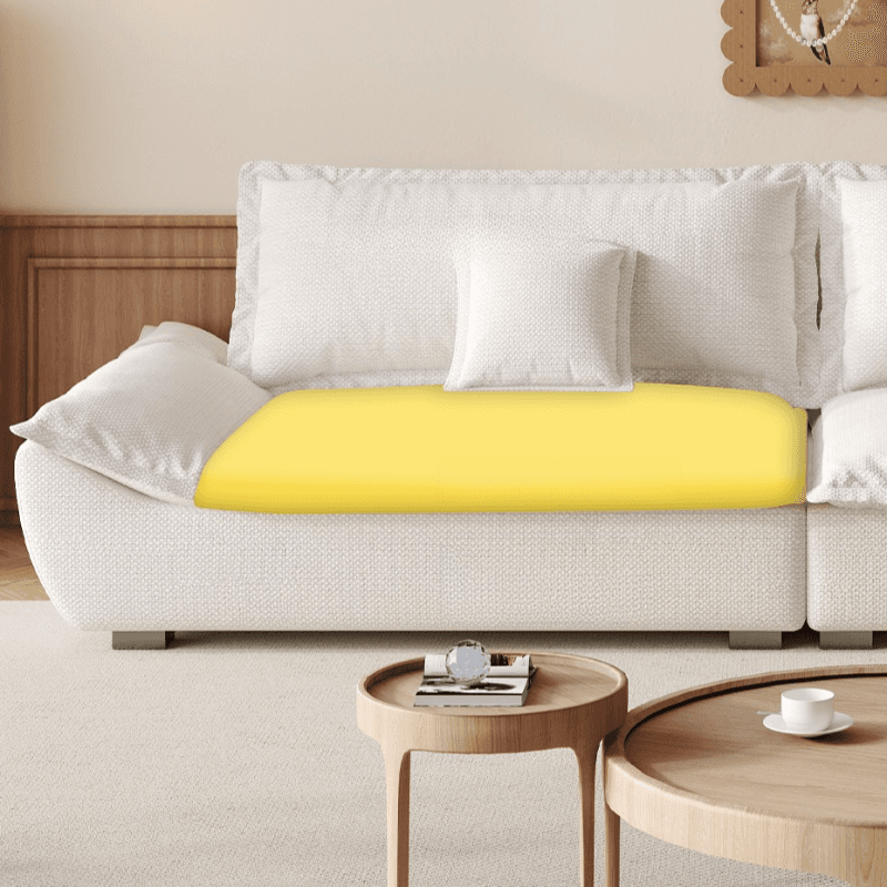 Modish Solid Color Stain Resistant Standard Sofa/Loveseat for 3-seater/4-seater/5 Person with 2 Pillows thumbnail 12