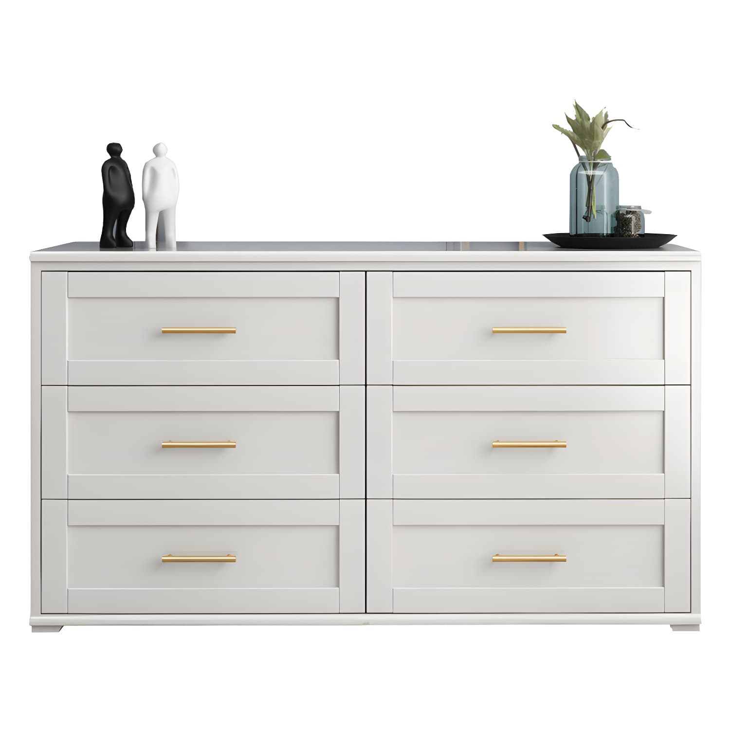 17.55-inch Width Solid Wood Storage Chest Classic Glam Storage Chest Dresser thumbnail 5