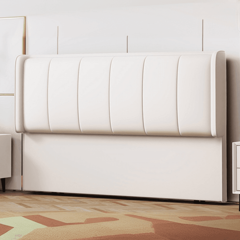 Modish Style Panel Headboard with No Distressing in Pine Wood, Rectangle Shape for Full/Queen Bed, Featuring Sponge Upholstery Fill and Standard Height thumbnail 4