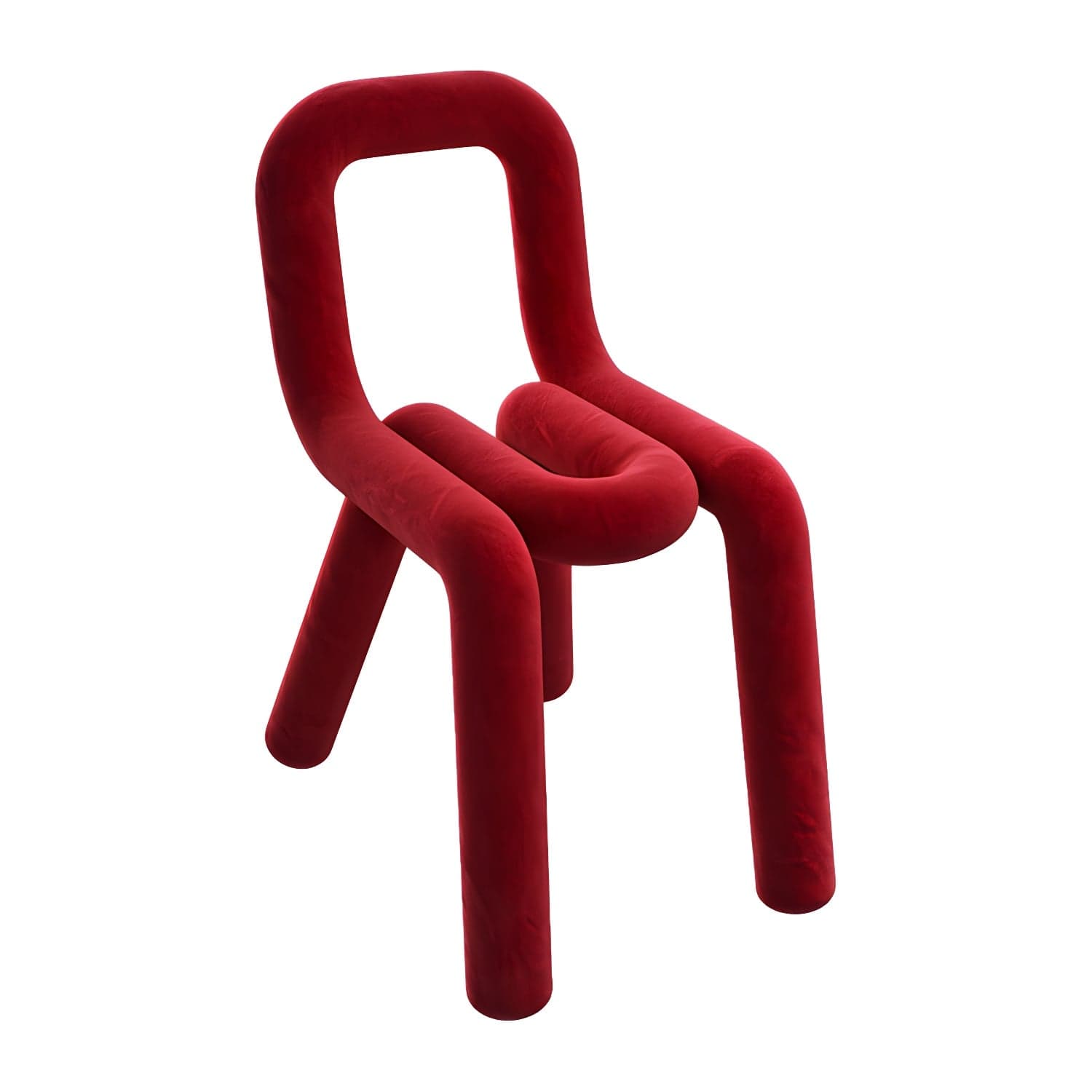 Contemporary Side Chair Velvet Open Back Dining Chair for Indoor thumbnail 4