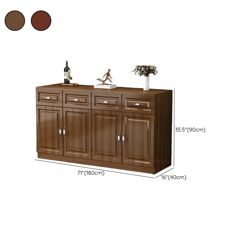 Modern Wood Cabinets Buffets & Sideboards 31.5 inches Width Non-Adjustable Drawers Included thumbnail 17