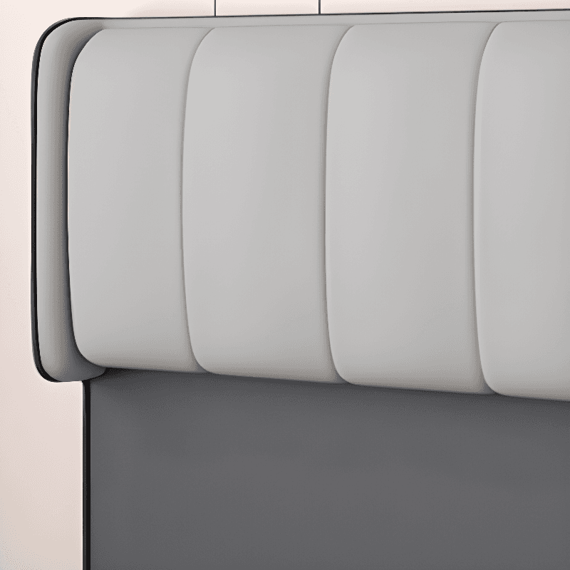Trendy Panel Headboard in Natural Wood with No Distressing, Rectangle Shape for Full/Queen Bed, Sponge Upholstery Fill, Standard Height thumbnail 11