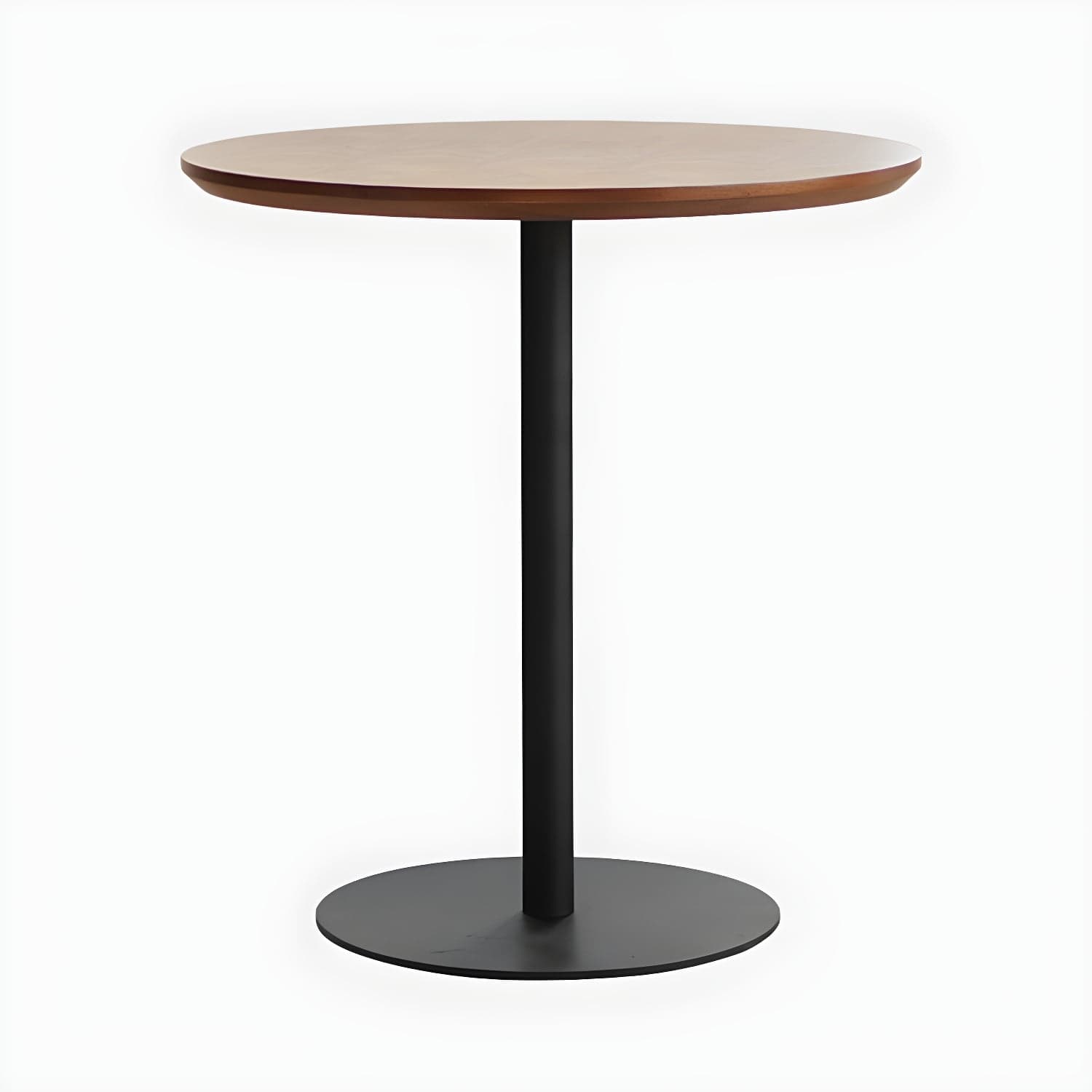 Round Tulip Base Casual Dining Table Four-Color Fixed Table with Solid Wood thumbnail 2