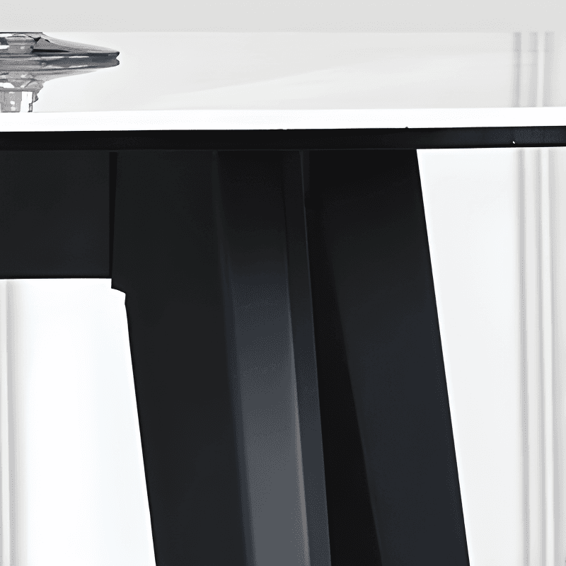 Simplistic Rectangular Slate Stone Dining Table for 4 People/Seats 2/Seats 10, Scratch-proof, Standard Height thumbnail 8
