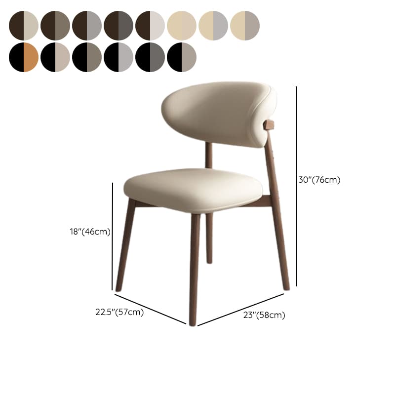 Dining Room Sturdy Outlined Side Chair for Comfortable Seating thumbnail 14