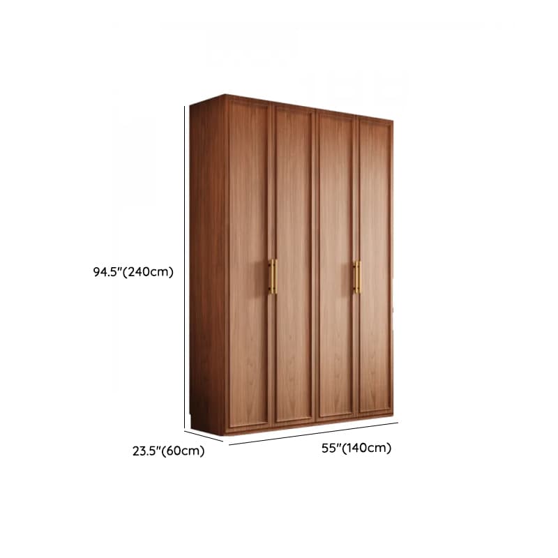 Acorn Minimalist Wooden Independent Wardrobe Closet with Soft Close Drawer, Soft Close Door, and Interior Shelves thumbnail 12