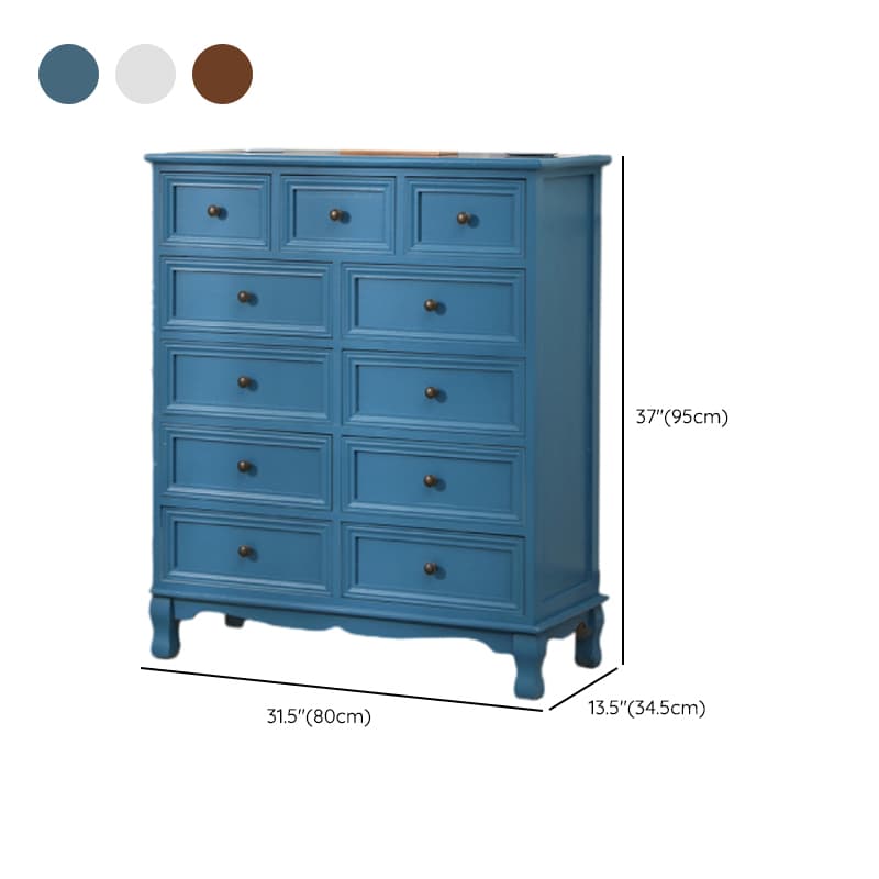 Independent Damp-proof Accent Chest/Accent Cabinet in Wood with Drawers in a Retro Style thumbnail 21