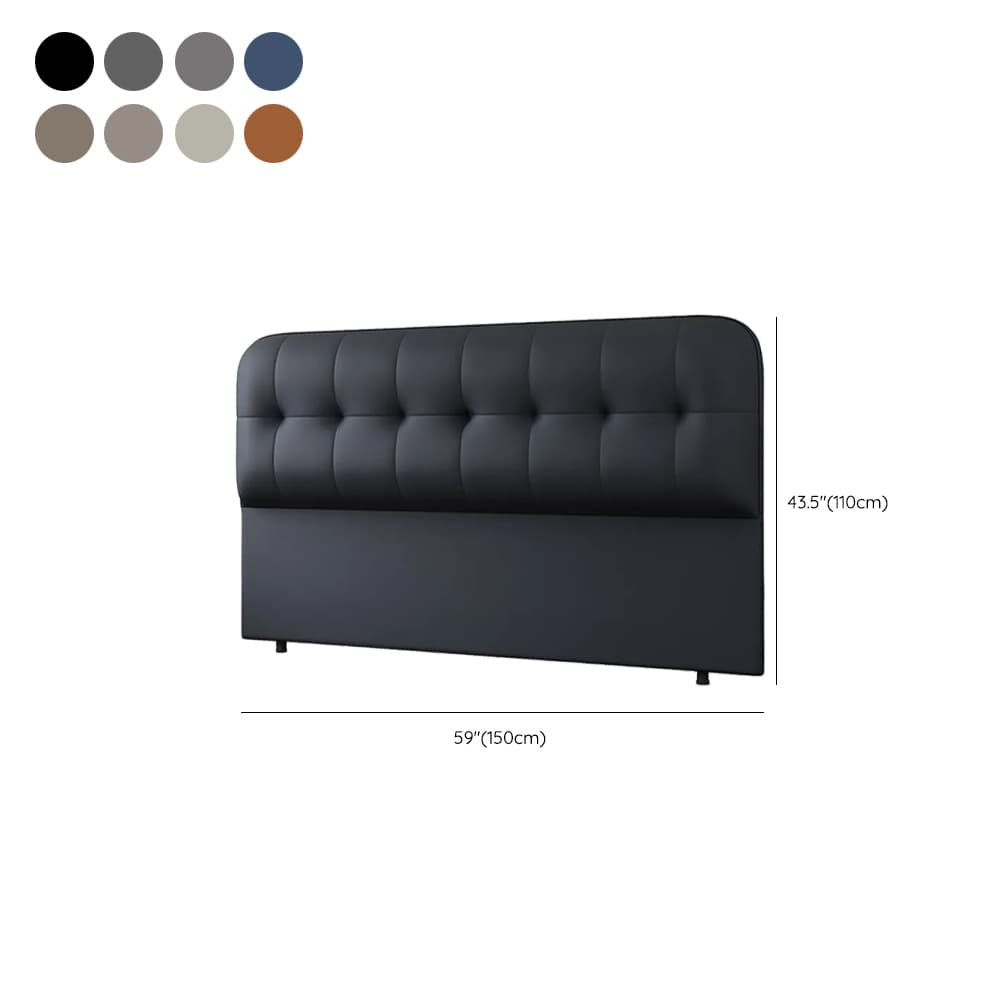 Modish Free-standing Standard Full(54"W x 75"L)/Twin(38"W x 75"L) Panel No Distressing With Legs in Wood and Stitch-tufted thumbnail 18