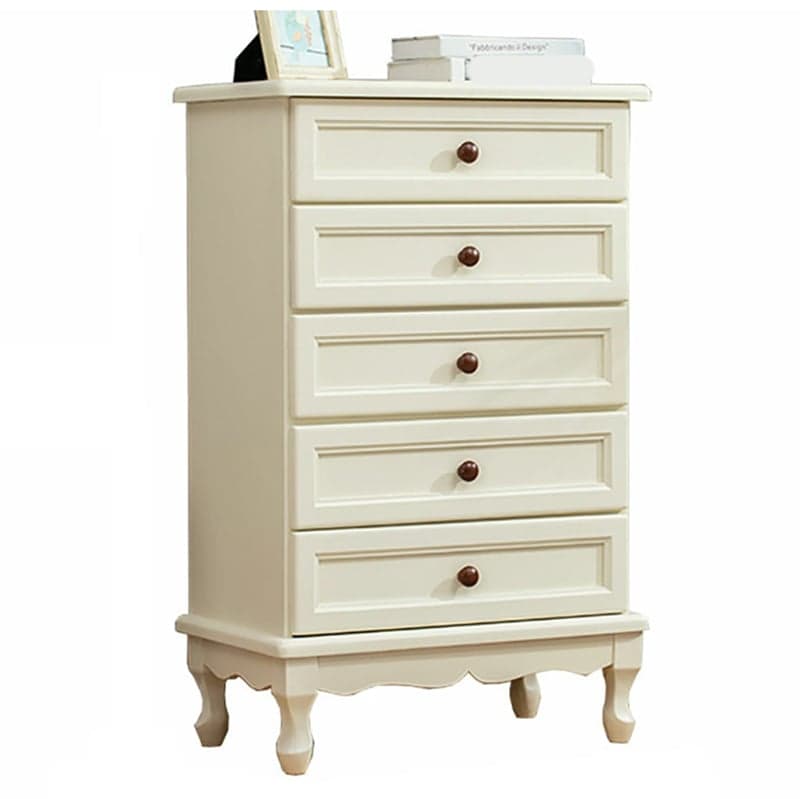 Solid Wood Countertop Storage Chest Traditional Style with Drawers thumbnail 4