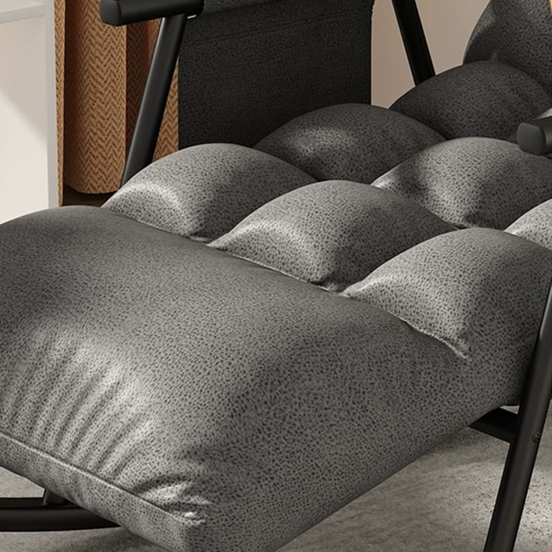Chic Indoor Modern Rocking Chair - Upholstered, with Tuft and Track Arms, Seats One thumbnail 18