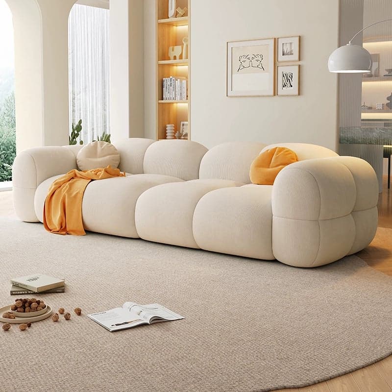 Anti Cat Scratch Velvet Modern Sofa with Stain Resistant Feature thumbnail 5