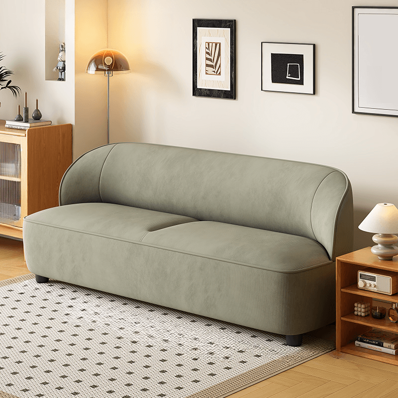 Modish Solid Color Scratch-durable Standard Sofa in Rose/Light Green/Tangerine Color for 2/4 Person/for 3 thumbnail 1