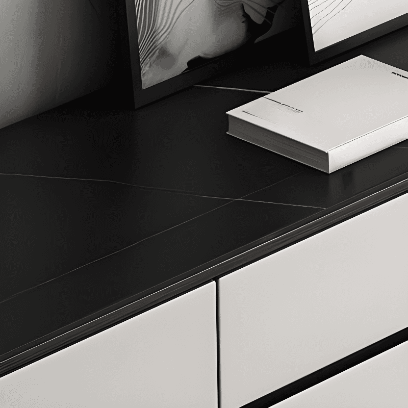 Versatile Sideboard with 2/3 Drawers, Closet Cabinet, Standard/Narrow/Wide Sizes, 3/Two Internal Shelves, Drawer Storage, Manufactured Wood/Stone Countertop, and 4/2/3 Doors thumbnail 12