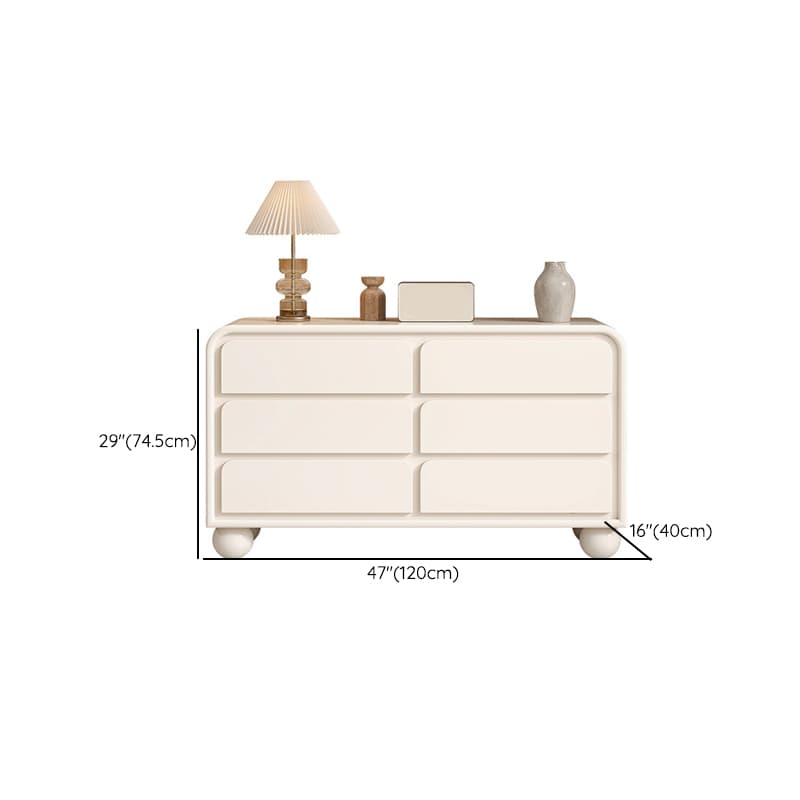 Minimalist Horizontal/Vertical Chalk Wood Bachelor Chest with Drawers - image 13