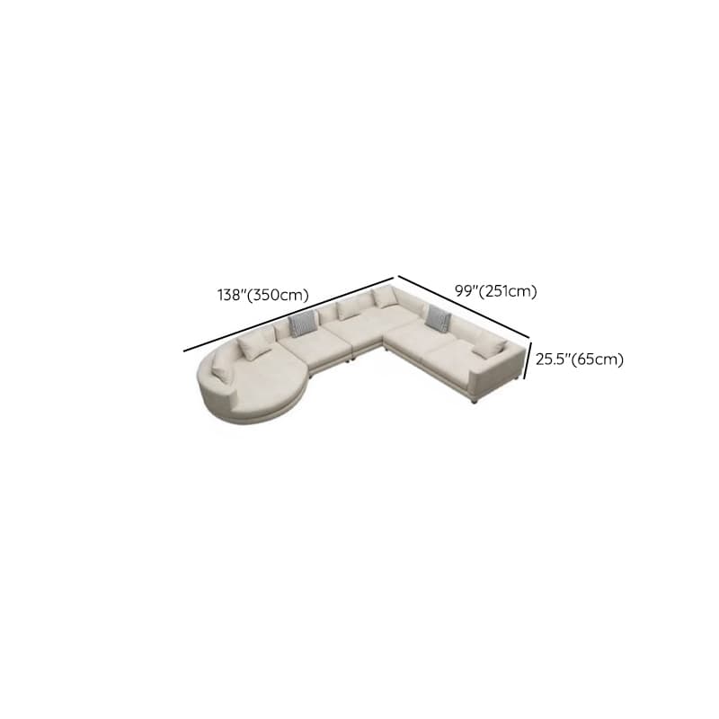 Living Space Use 4 Pc /5 Piece Set L-Shape Right Hand Facing Corner Sectional, 5-Seater /Seats 6 thumbnail 18