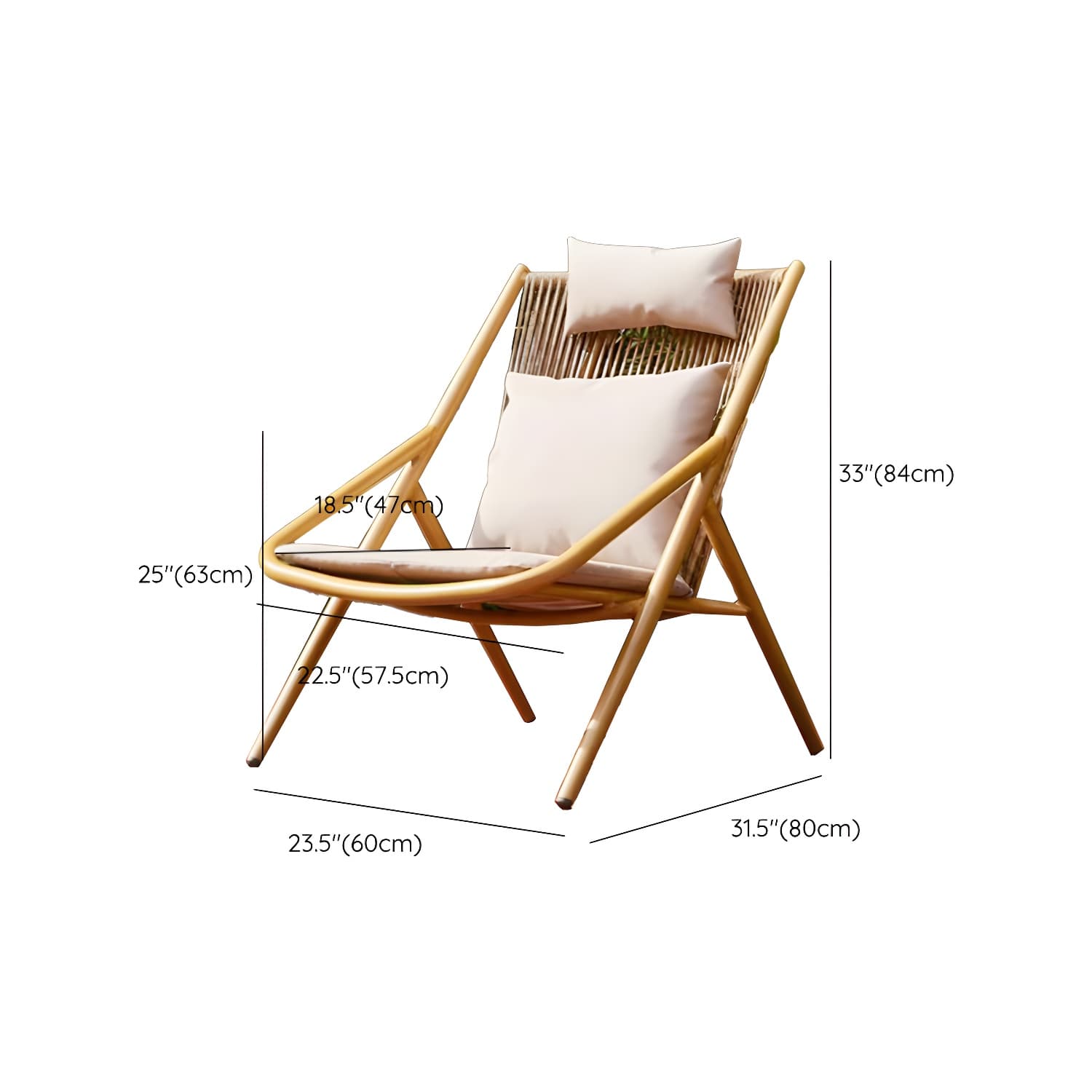 Modern Style Wood Rocking Chair Single Home Lounge Lazy Sofa Chair thumbnail 15