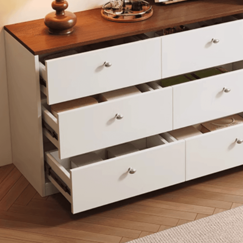 Simple Reclaimed Wood Double Dresser/Bachelor Chest with 8/6/4 Drawers in Horizontal/Vertical Orientation thumbnail 8