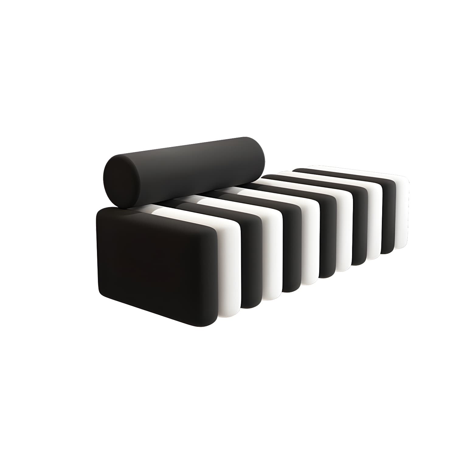 Velvet Contemporary Standard Sofa Armless Sofa for Living Room, Apartment thumbnail 12