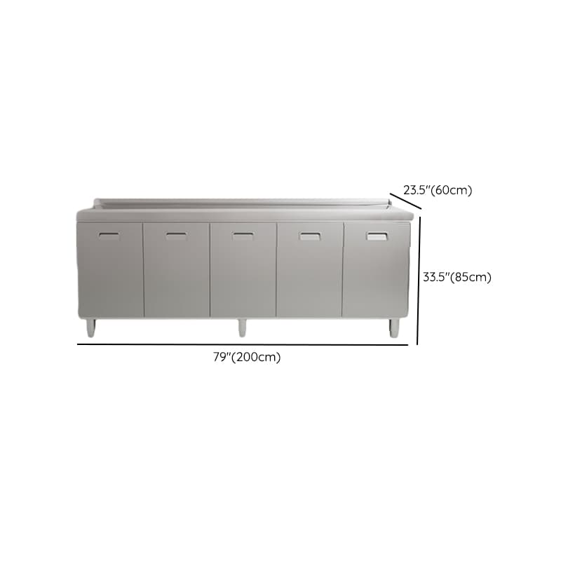 Metallic Alloy Countertop Kitchen Storage for Culinary Space thumbnail 14