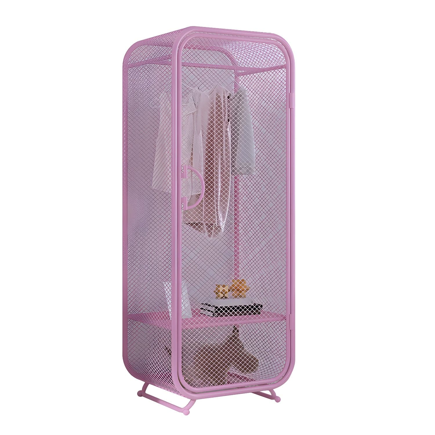 Contemporary Wardrobe Closet Metal Wardrobe Cabinet for Bedroom thumbnail 6