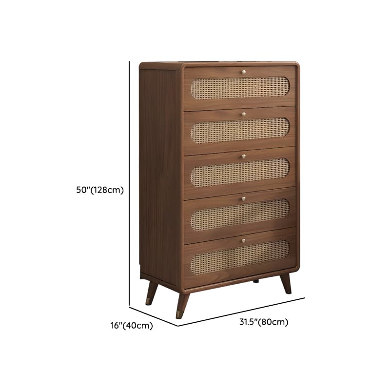 Antique Square Auburn Wood Semainier/Double Dresser Vertical/Horizontal with 6 Drawers/5 Drawers/3 Drawers thumbnail 14