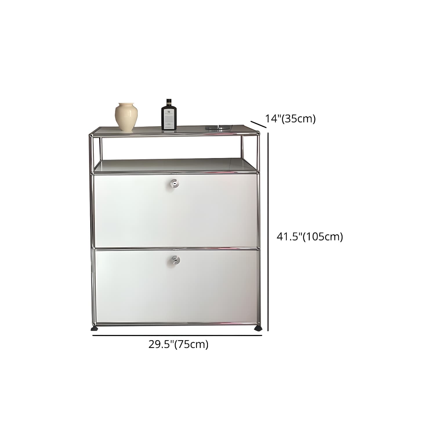 Modern Rectangle Storage Server Metal Sideboard for Dining Room thumbnail 22