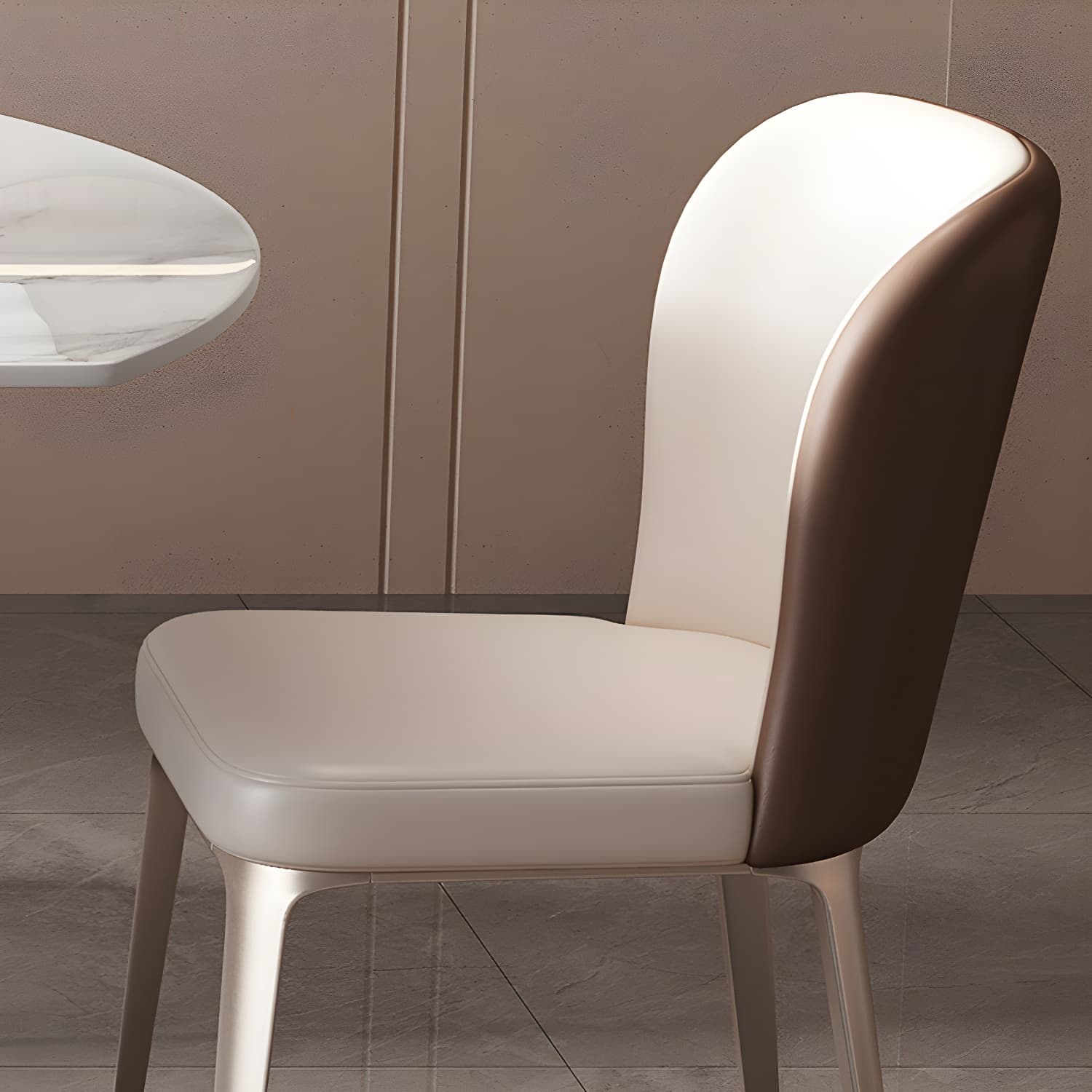Contemporary 1/2/5/7 Pieces Dining Set Sintered Stone Dining Room Set for Small Space thumbnail 9