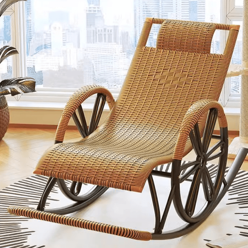 Simple Synthetic Rocking Chair with Scratch-tolerant Track Arm thumbnail 20