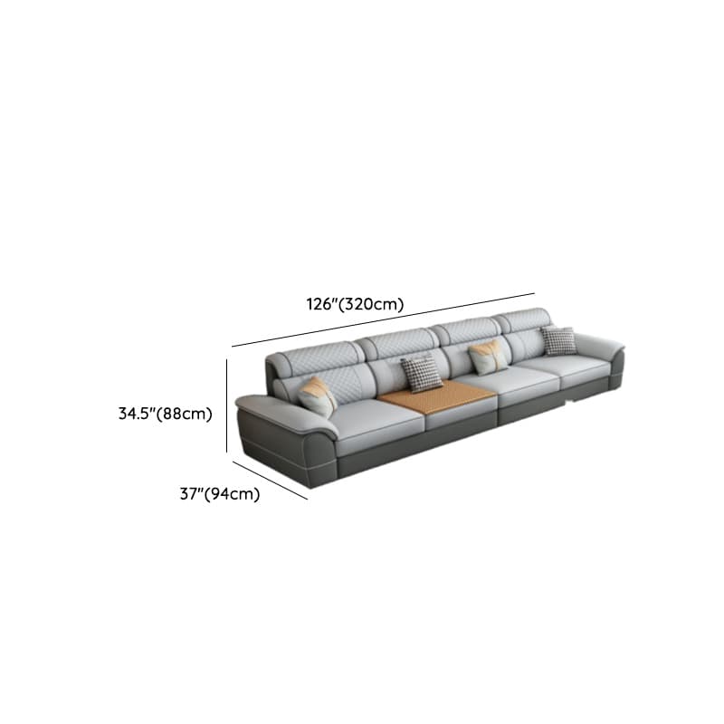 4 Pc L-Shape/Straight Left Hand Facing/Horizontal Sofa Recliner/Sofa Couch for 5 Person thumbnail 19