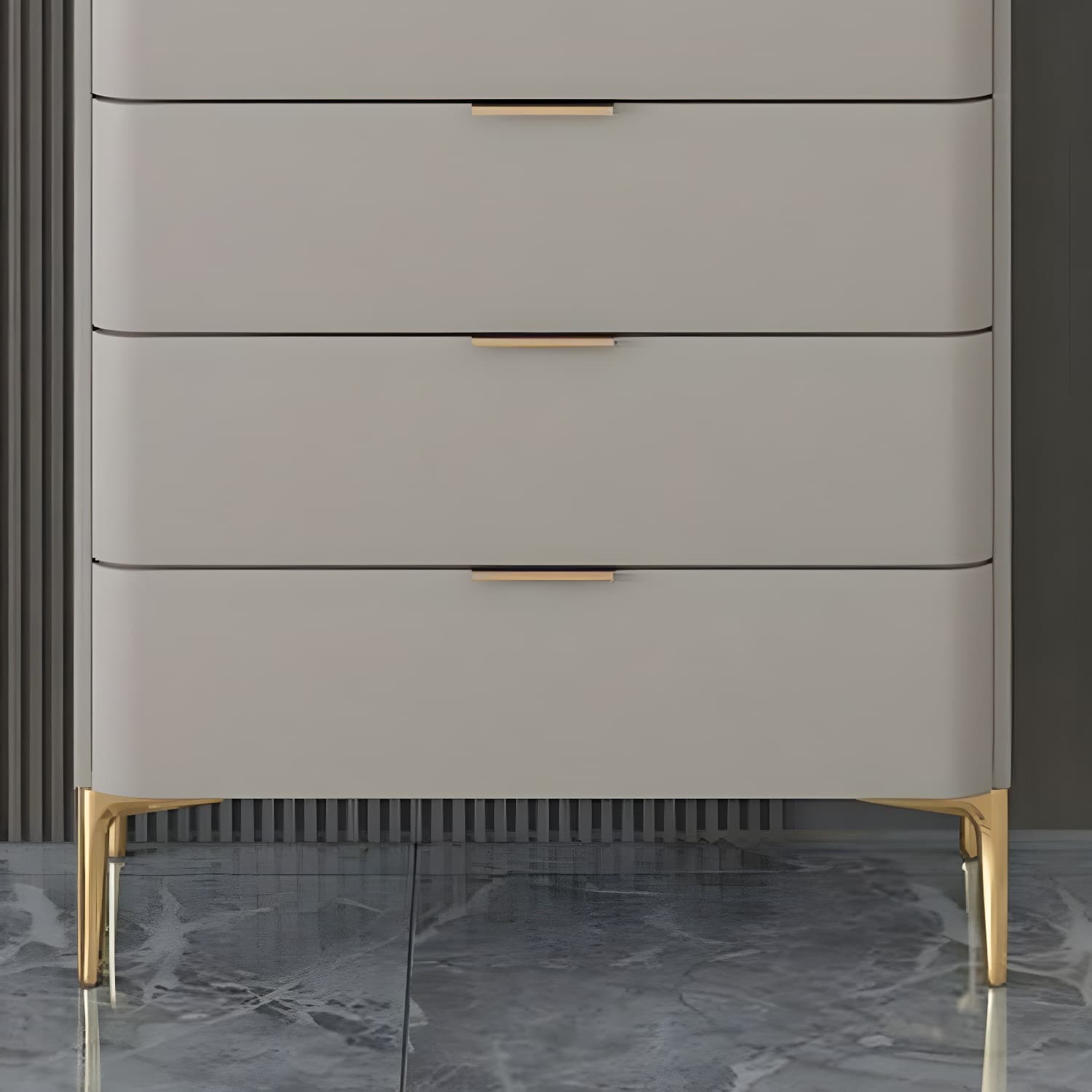 Modern Pine Wood Dresser with Drawers and Soft Close Glides in Narrow Design thumbnail 14