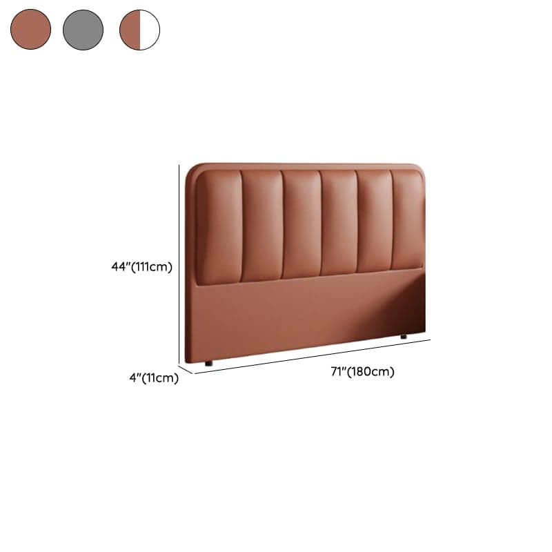 Modern Simple Style Panel Headboard in Natural Wood with No Distressing, Rectangle Shape for Twin XL/Queen/California King Bed, Featuring Sponge Upholstery and Standard Height thumbnail 16